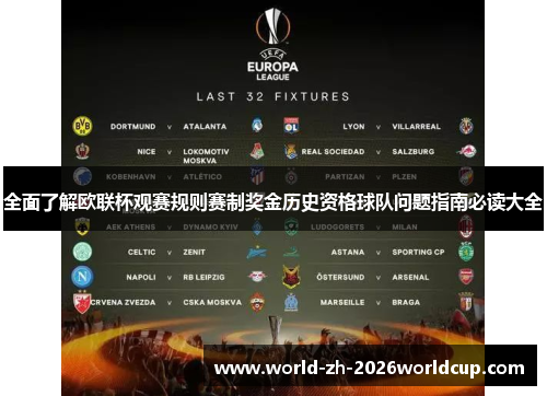 全面了解欧联杯观赛规则赛制奖金历史资格球队问题指南必读大全