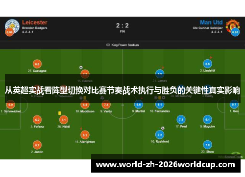 从英超实战看阵型切换对比赛节奏战术执行与胜负的关键性真实影响